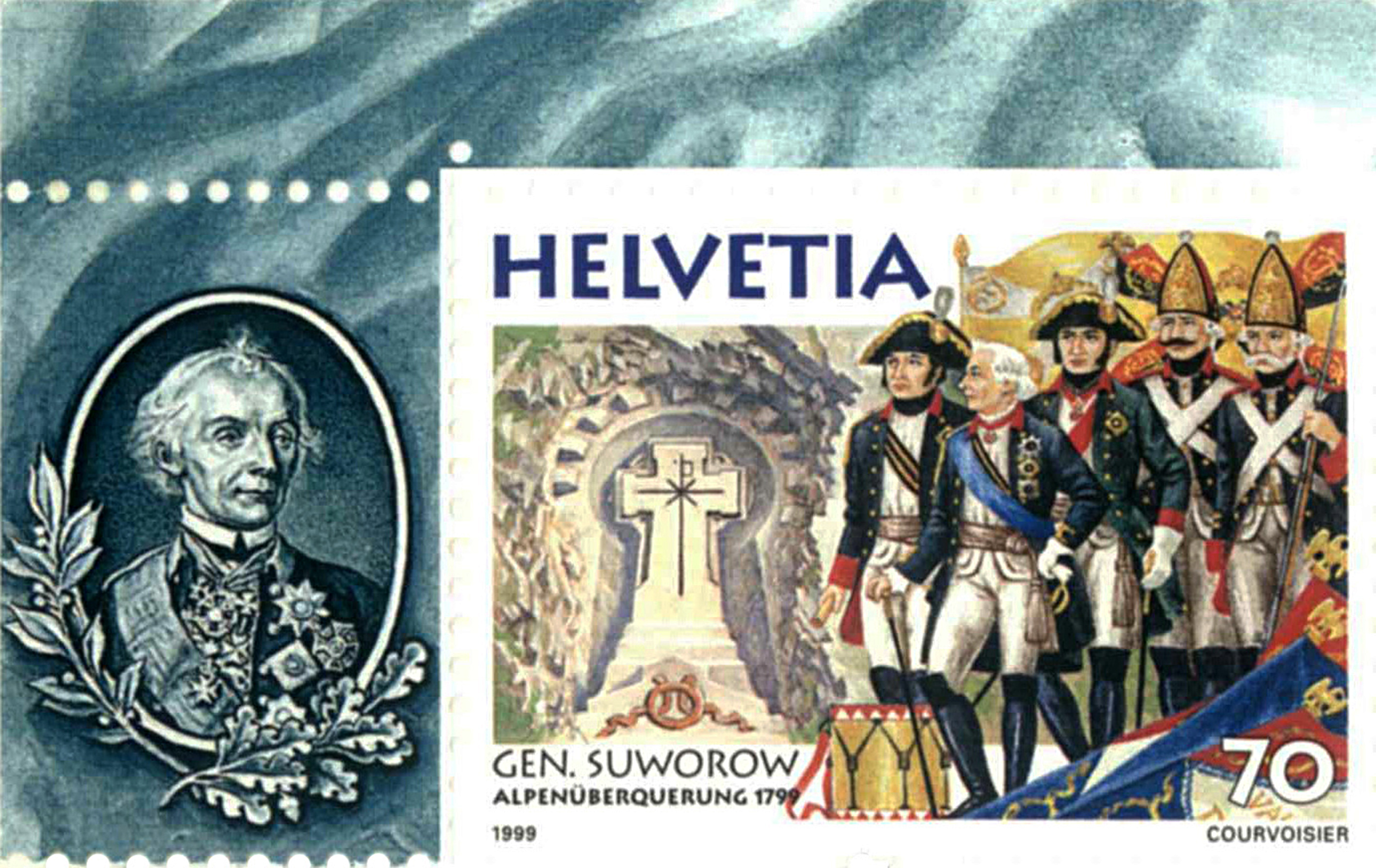 Suworow Briefmarke