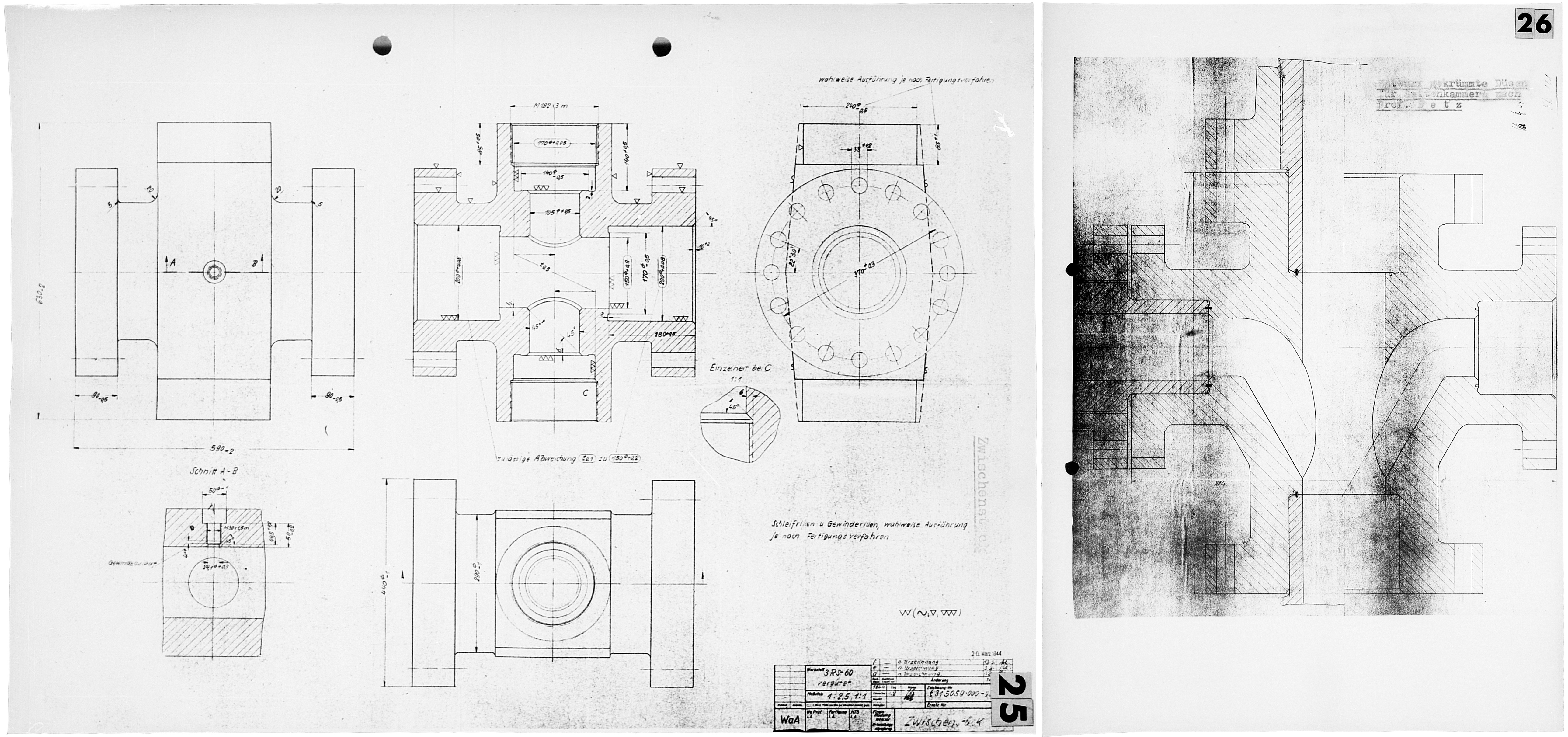 HDP, gegossene Kreuzstücke