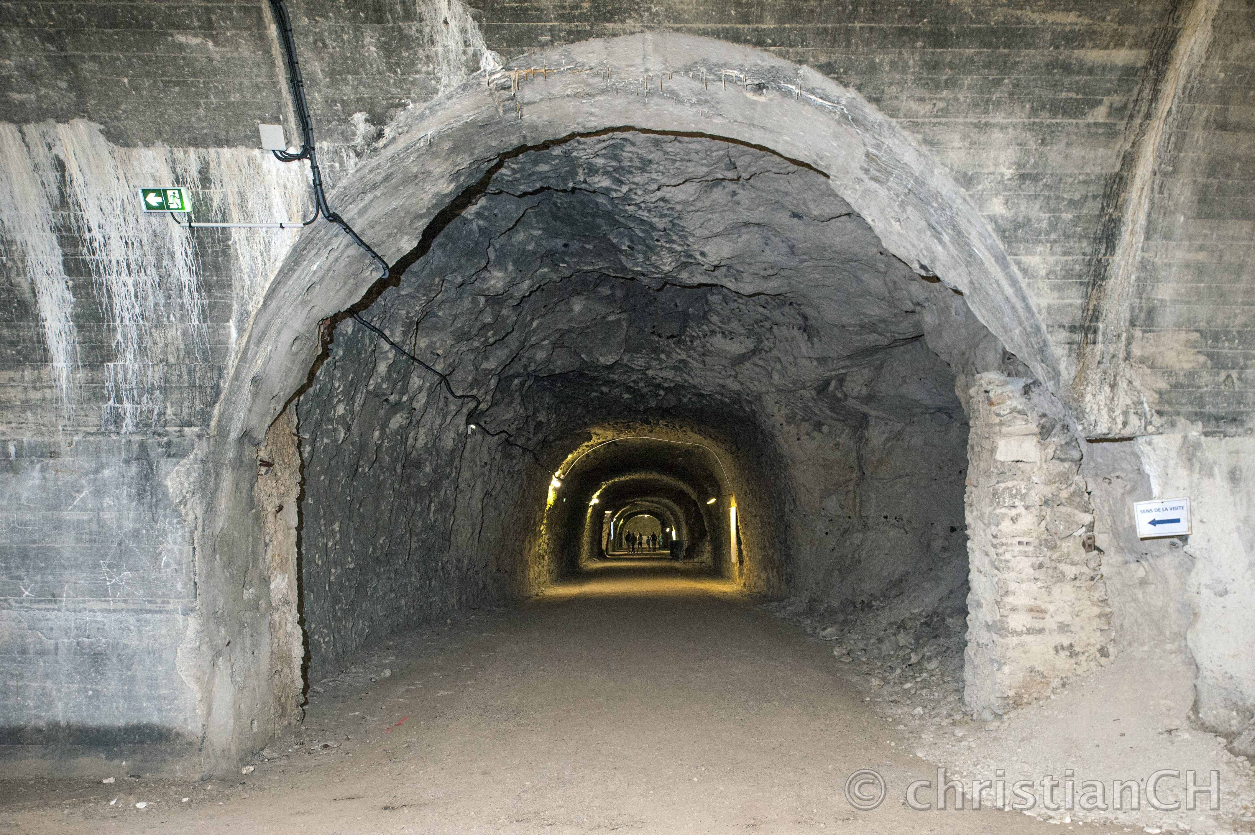 Mimoyecques, Innenbereich