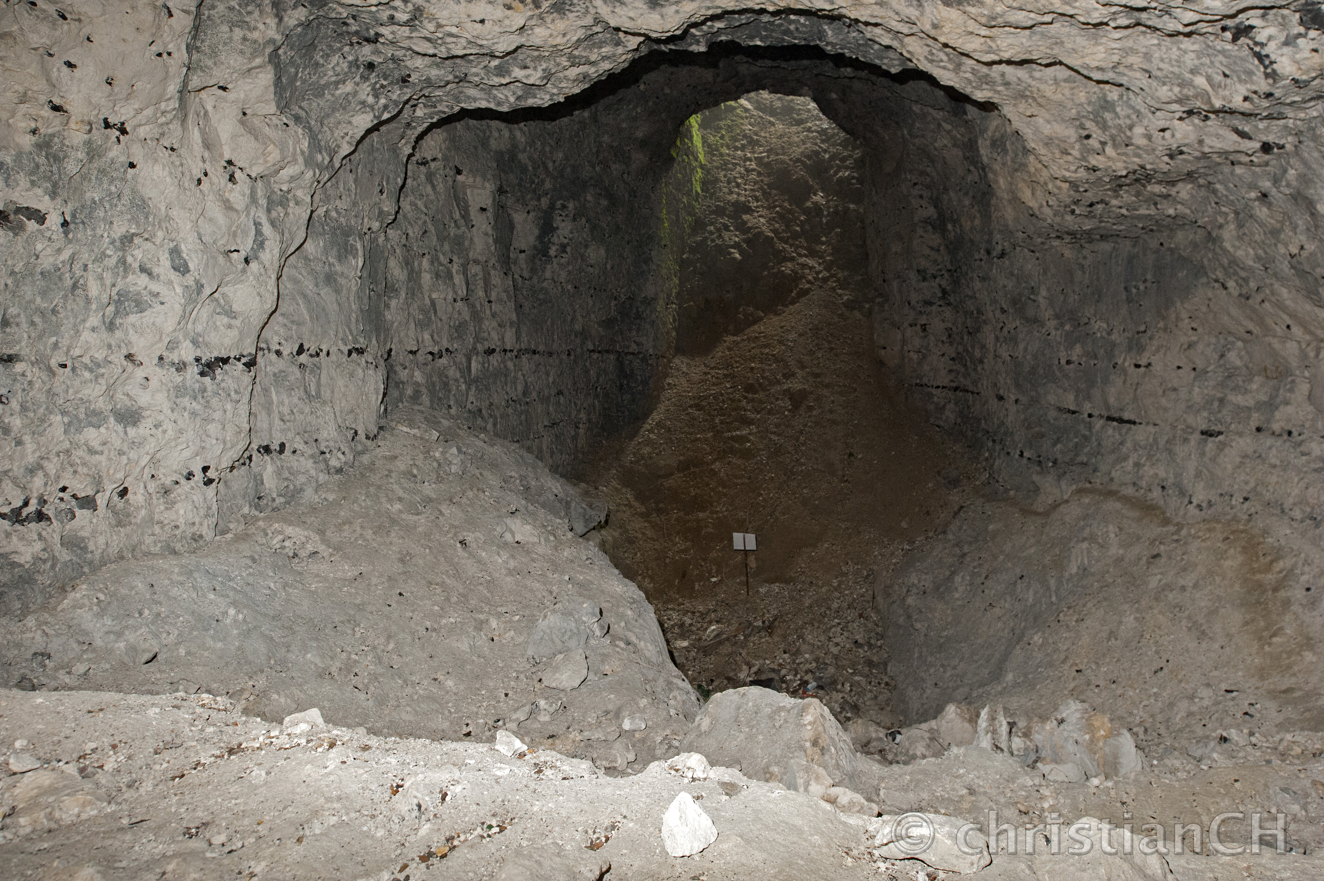 Mimoyecques, Innenbereich