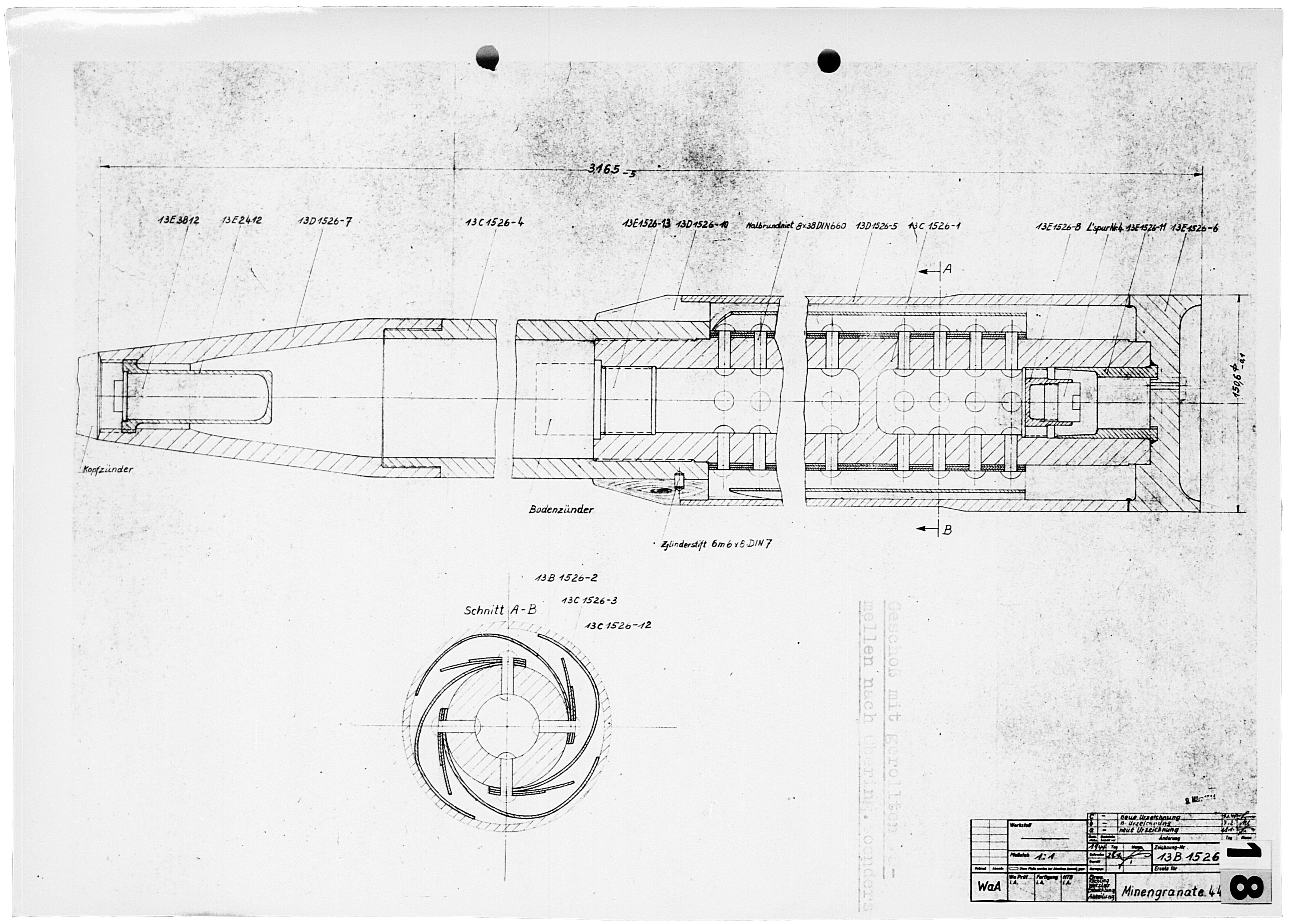 Sprenggranate nach Coenders