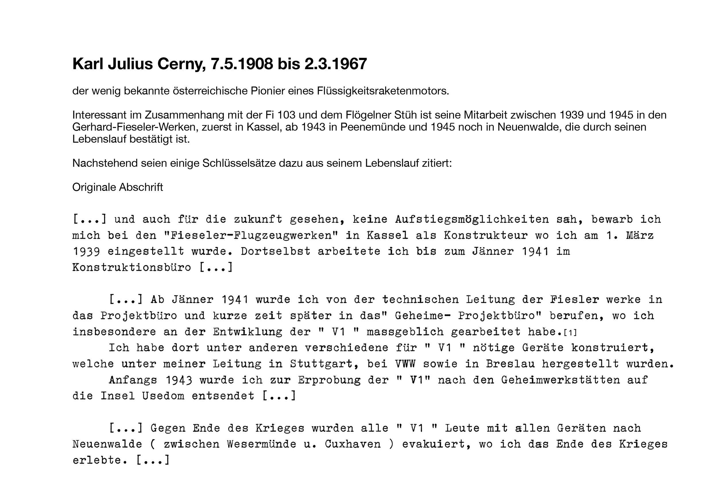 V1-Katapulte, Altenwalde Aussenstelle Im Stüh