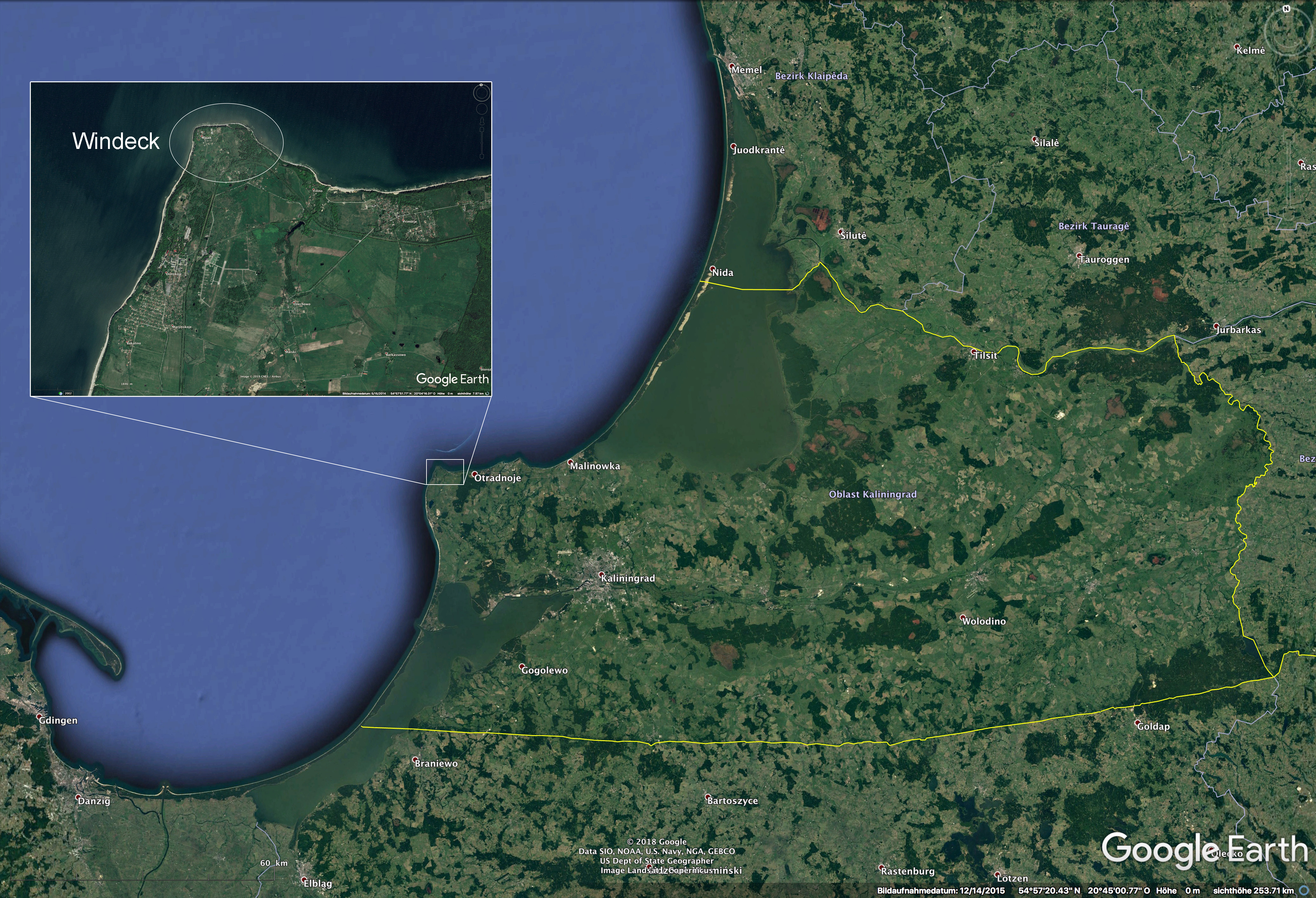 V1-Feldstellungen, Brüsterort