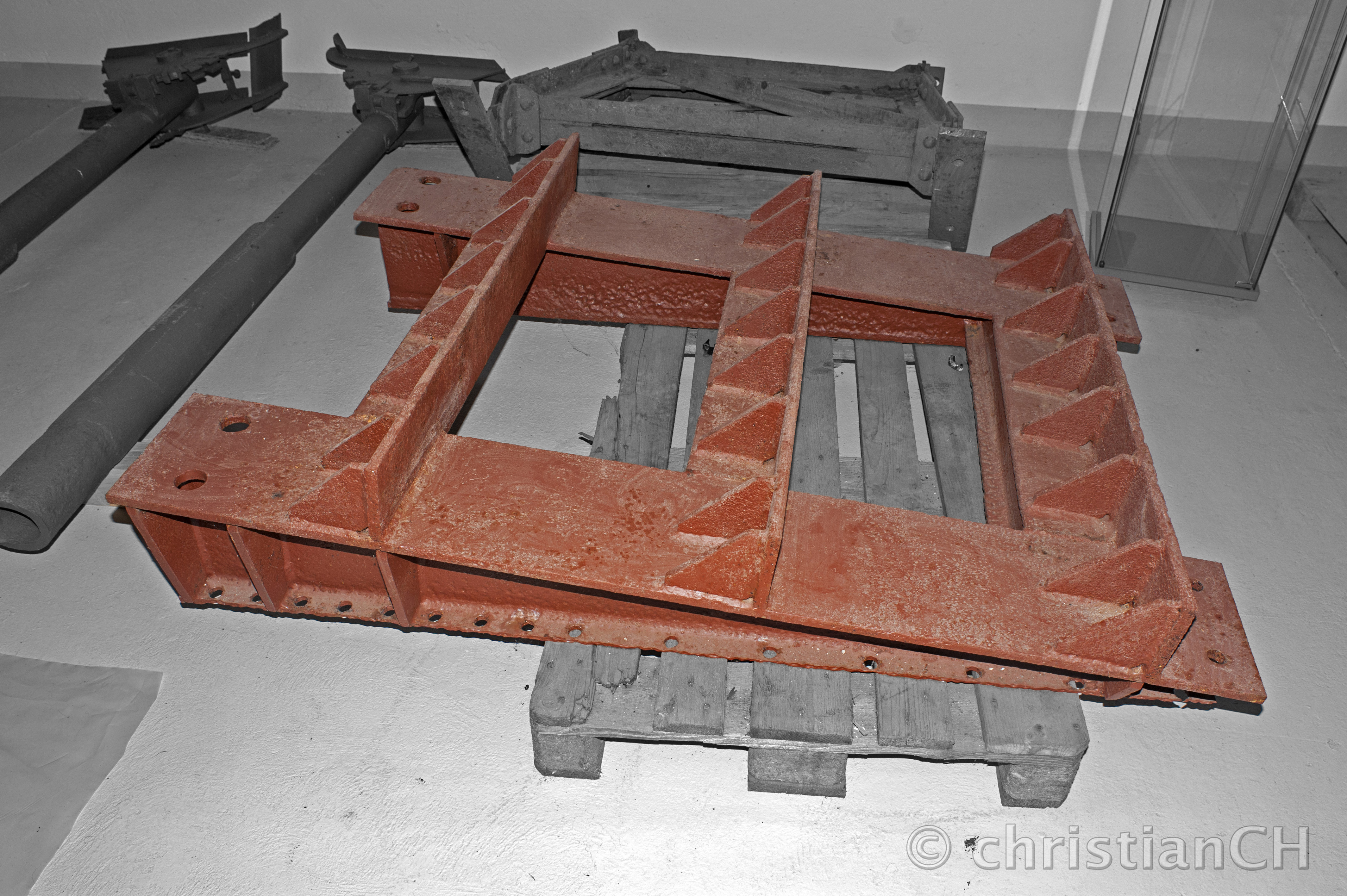 Walter-Schleuder W.R. 2,3 t – Geschützanker