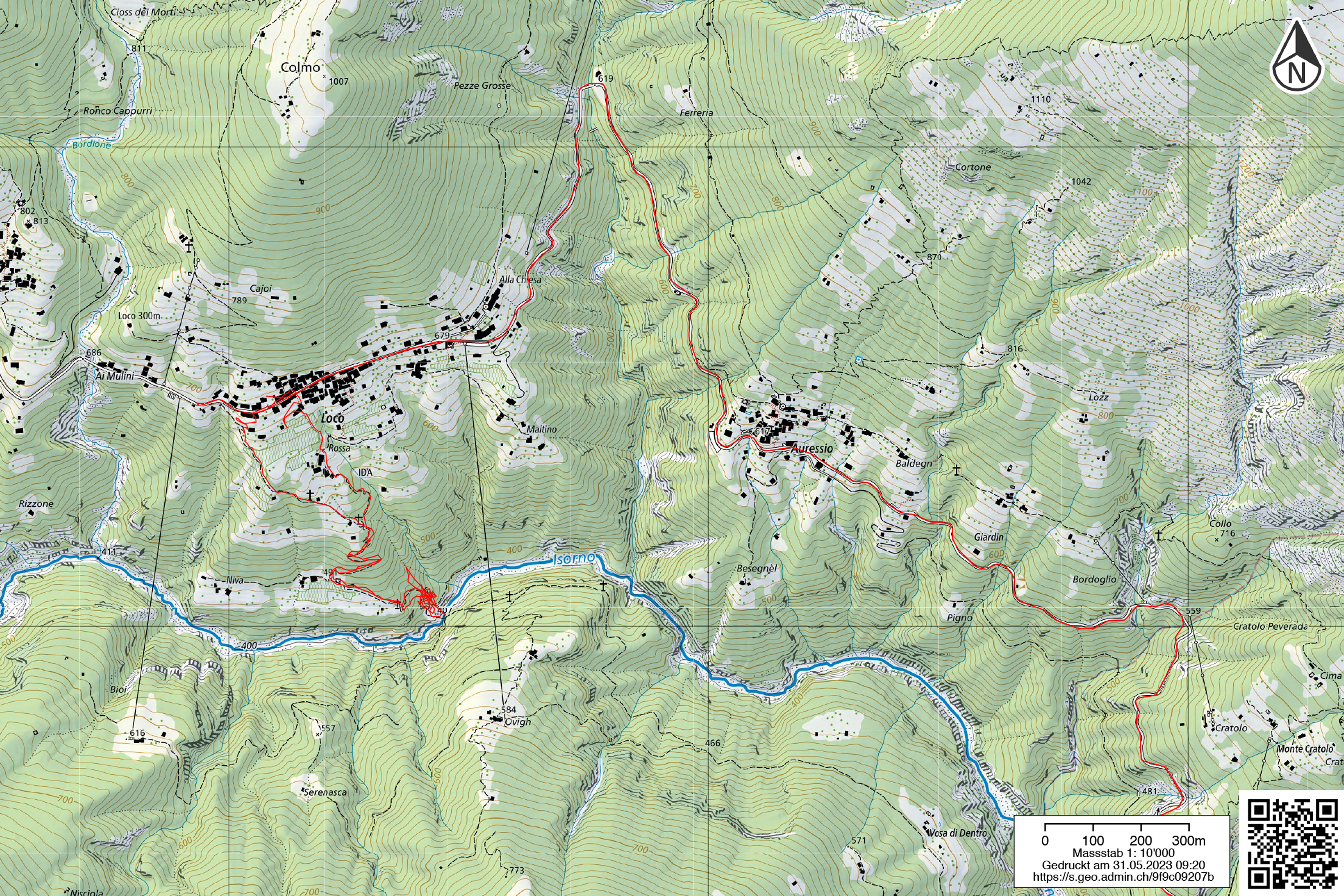 Beispiel für die Dokumentation von Routen.