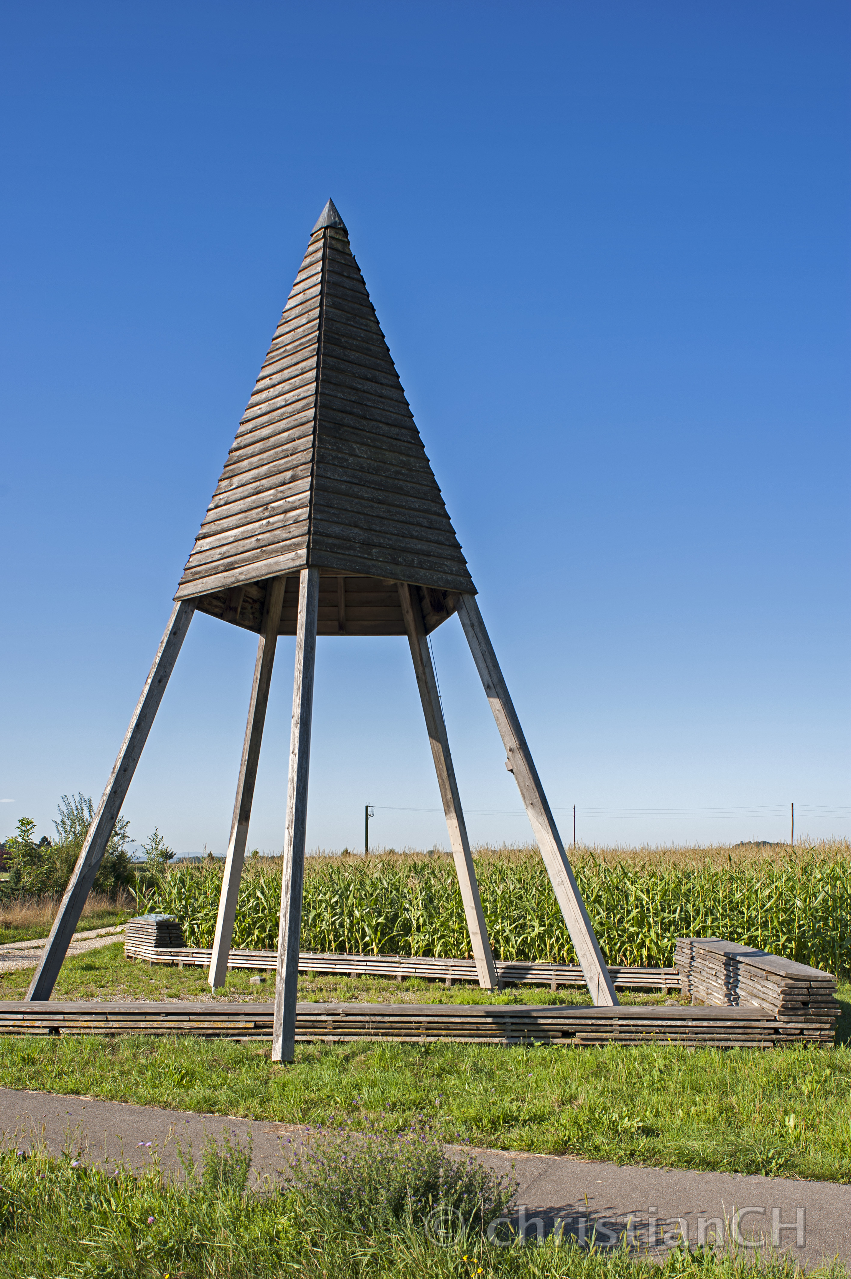 Basislinie im Grossen Moos